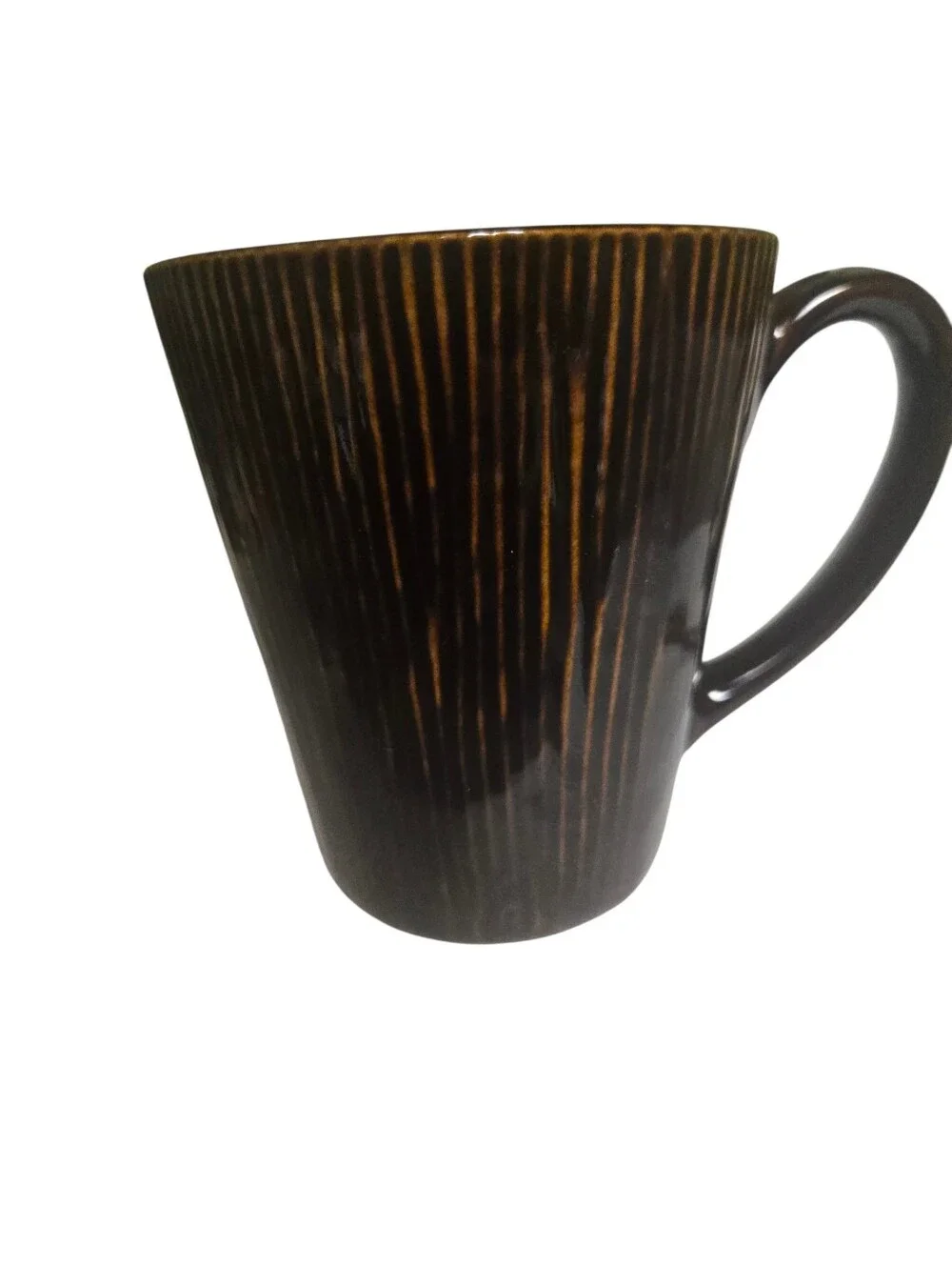 Z Gallerie Sumatra Coffee (Dark Brown) Cottagecore Ceramic Mug 12 Oz